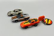 1980 Kidco Burning Key 3 x Cars Corvette, Ferrari, Datsun with Key - Working