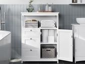 Bathroom Cabinet with drawers and door   White FREE DELIVERY