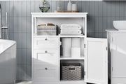 Bathroom Cabinet with drawers and door   White FREE DELIVERY