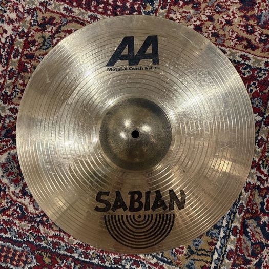 Sabian 16" AA Metal-X Crash Cymbal