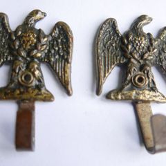 Vintage Miniature Brass Eagle Hooks for hanging a Saber or other military items
