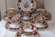 Vintage 21 piece Tea Set Royal Albert Lady Hamilton, Bone China