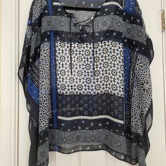 Sheer Print Top