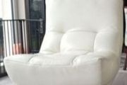 leather swivel armchair