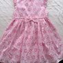 Beautiful pink floral dress size 3-4 Image 2