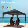 3x3m Pop Up Gazebo Fully Waterproof, All Weather Gazebo ideal for Outdoor Party Camping with Weights Image 6