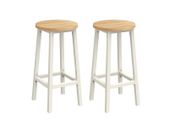 Set of 2 Industrial Bar Stools