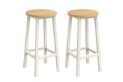 Set of 2 Industrial Bar Stools