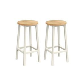 Set of 2 Industrial Bar Stools