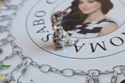 Thomas Sabo Kangaroo charm sterling silver with a baby in it's pouch