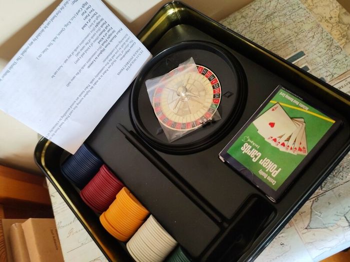 3in1 Casino Night Set Roulette Blackjack Poker Brand New
