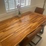 Solid Wood Dining Table and 4 Chairs Image 3