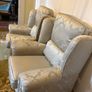 2 x Finline Armchairs & Foot Stool Image 4