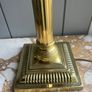 Vintage brass column table lamp - classical design Image 5
