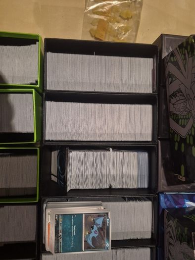 pokemon cards bulk around 6500 cards and over 1000 energy cards