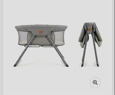Kangu baby elegance crib/travel cot/bedside crib/foldable