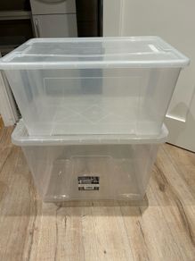 2 storage boxes