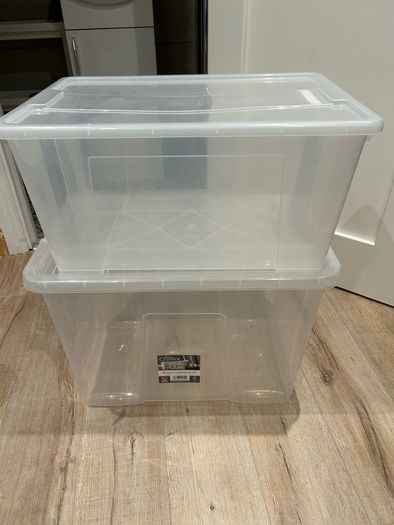2 storage boxes