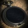 Spiritual Scrying Black Mirror Glass Pocket Watch Necklace Divination Alter All Seeing Realms Witchcraft Image 4