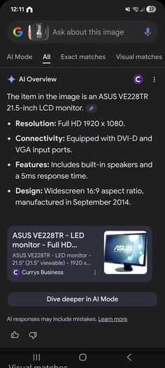 Monitor and keyboards