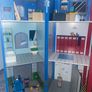 Wooden play set - fire and police station Image 5