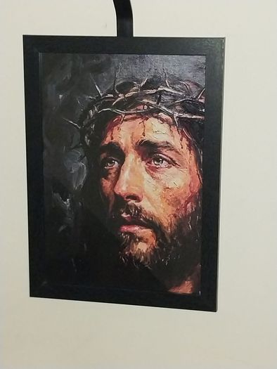 "Jesus Sacrifice For US All" A4 Framed