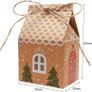 20 Pcs Christmas Tree Party Gift Boxes, Premium Kraft Paper Candy Bags Gift Packaging Decor for Kids Girls Boys Birthday Christmas Valentine's Day Image 2