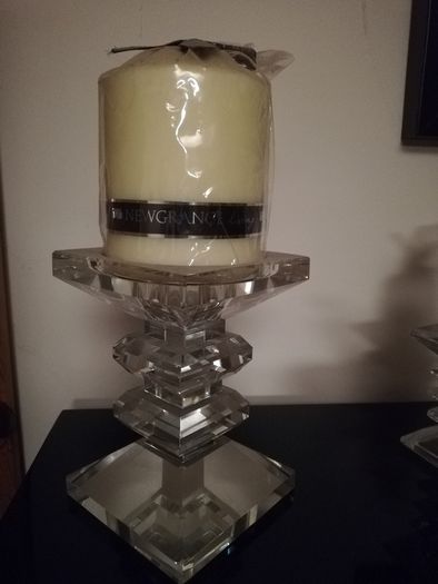 Lir crystal candle holders
