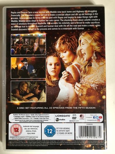 Nashville - Season 5 (2016-2017) [DVD TV Boxsets]