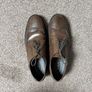 Tods Mens Brown Leather Brogue Shoes Size 9 Image 3