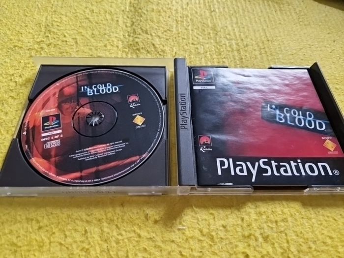 In Cold Blood PlayStation1 Ps1 PlayStation2 Ps2 Games Original