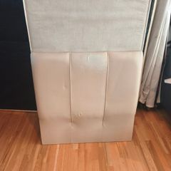 Solid Single Divan Bed Base with Matching Headboard Clean & Sturdy Condition