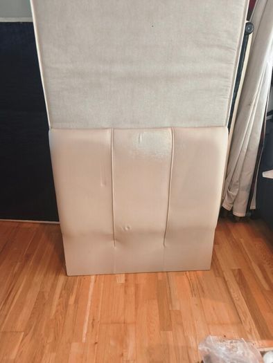 Solid Single Divan Bed Base with Matching Headboard Clean & Sturdy Condition