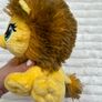 Gund P.Lushes Pets Eleni Key Lion Yellow Brown Green Gem Nose Plush Toy approx. 6 Used Please see pictures Image 4
