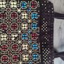 Authentic Vintage 1970s/1980s Beaded Corduroy Handbag / Bag Image 9