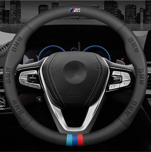 MPower M Sport Power Performance Car Jeep 3D Logo Steering Wheel Cover For Bmw M Performance E36 E46 E39 E60 E90 X1X5 X3 X6 F10 F20 G20 M3 M4 M5