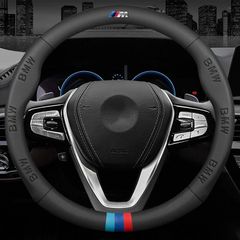 MPower M Sport Power Performance Car Jeep 3D Logo Steering Wheel Cover For Bmw M Performance E36 E46 E39 E60 E90 X1X5 X3 X6 F10 F20 G20 M3 M4 M5
