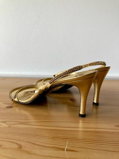 Special occasion gold heels uk 7