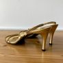 Ecoral special occasion gold leather heels 7/40 Image 2