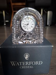 Waterford Crystal Small Clock - in its original packaging