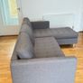 Sofa 3 Seater with Chaise Lounge Grey Image 6