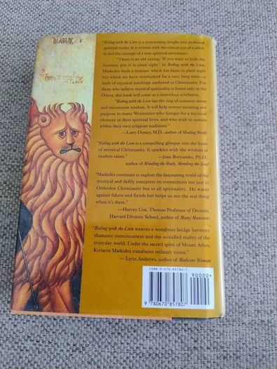 Riding with the Lion in search of mystical Christianity 1995 hardback with dustcover in very good condition FREE STANDARD POSTAGE INCLUDED