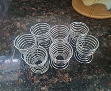 Egg Cups metal vintage
