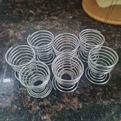 Egg Cups metal vintage