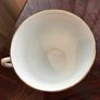 5 stamped china tea cups floral pattern and gold gilded cups Image 10