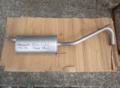 Renault Clio Rear Exhaust Section.