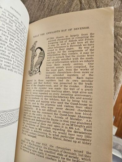 Devenish (lough Erne) Its History. Antiquities. And Traditions. Rare 1931 Paperback In Good Condition.  See Photos For Same.