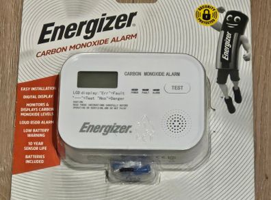 Brand new Energizer Carbon Monoxide Alarm CO Detector