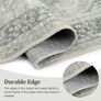 Rugs Living Room Large Rug 160x230 cm Soft Low Pile Rugs for Bedroom Classic Carpet for Kitchen Dining Room Anti-Slip Non Shedding, Green Image 5