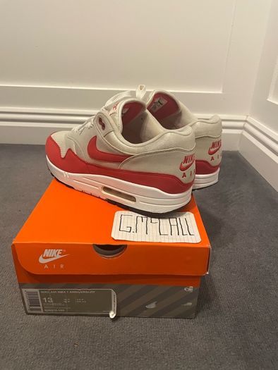 Air Max 1 Anniversary Red - 12uk